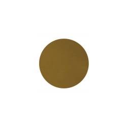 Star round coaster in ochre pvc laminated cm 10